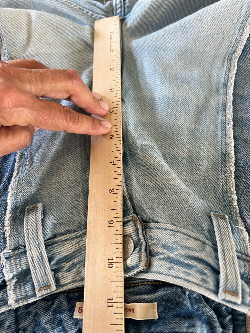 Levi's baggy dad High-Rise Ankle Wide-Leg Jeans - Picture 11 of 11